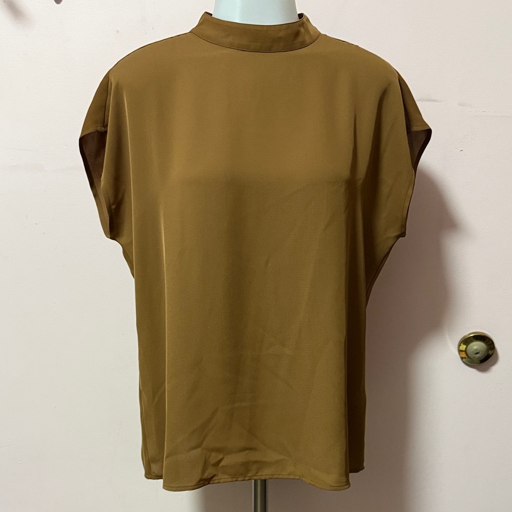 Halogen Tan Women's Blouse